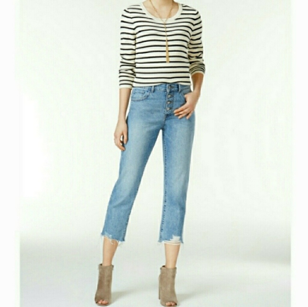 DL1961 Ripped Straight Leg Jean